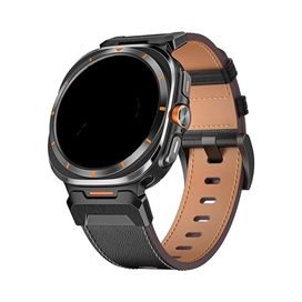 بند جیتک مدل Tactical Leather برای Galaxy Watch Ultra 47mm