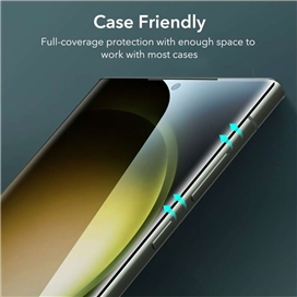 محافظ صفحه و لنز دوربین ESR برای Galaxy S23 Ultra (بسته 2تایی)