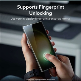 محافظ صفحه و لنز دوربین ESR برای Galaxy S23 Ultra (بسته 2تایی)